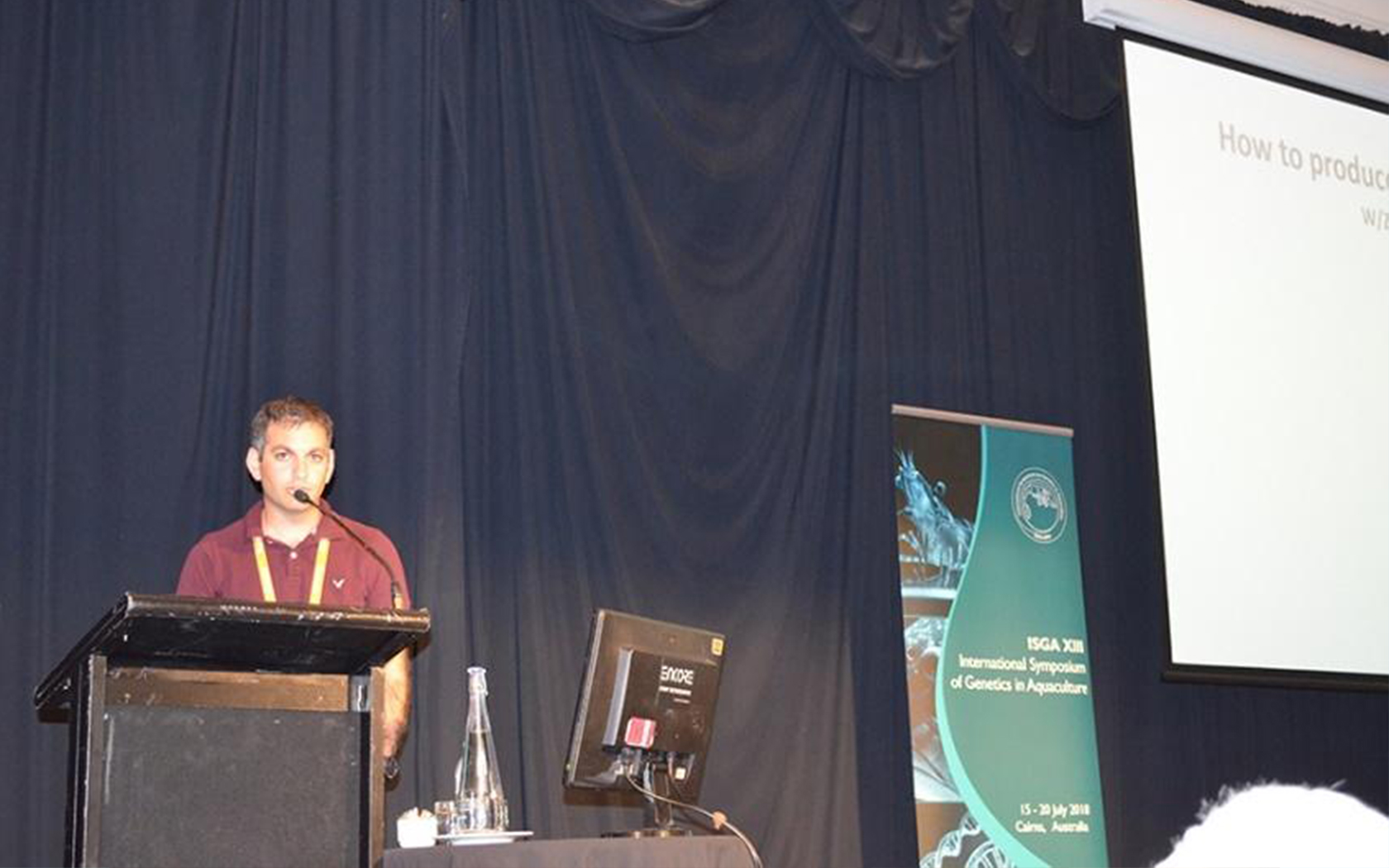 Tom attended the International Symposium of Genetics in Aquaculture in Cairns, Australia