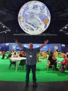 At the COP 26 Glasgow, Scotland, 3.11.2021
